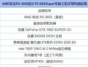 2024年最新台式电脑配置清单及价格揭秘（探索最新台式电脑配置）