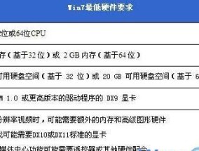 Windows7系统所需内存容量分析（逐层解析Windows7系统的内存需求和优化建议）