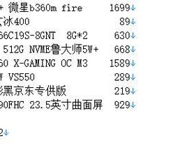 如何组装一整的台式机配置（从零开始打造你的电脑王国）