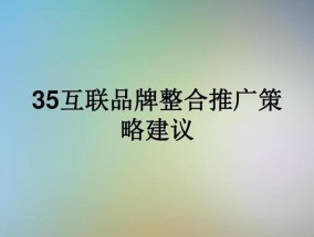 品牌推广策略与方式